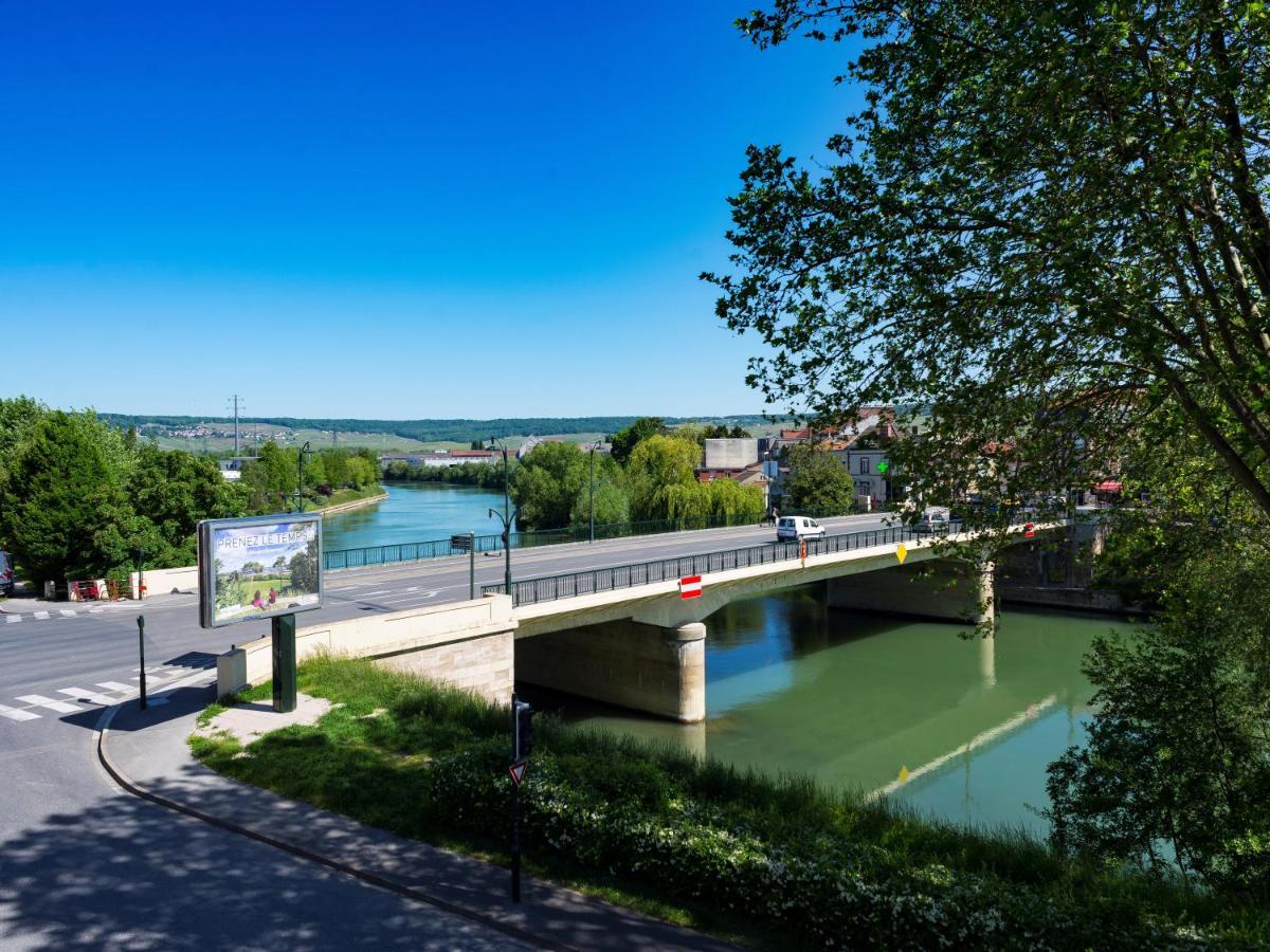 Escale A Epernay Appt 2/4 Pers Aux Bords De Marne Daire Dış mekan fotoğraf